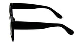 - Square Flat Top Sunglasses Oversize Thick Retro Designer Frame