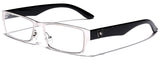 Men's Women's Rectangle Clear Lens Sunglasses RX Optical Eye Glasses