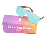 Wooden Sunglasses for Men Design Sports Wooden Frame Sun Glasses UV Protection Unisex Sunglasses
