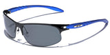 Polarized Half Frame Men's Wrap Around Fishing Golf Driving Sports Sunglasses