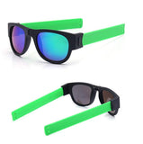 Folding Sunglasses - Slap and Clip On Wrist, Bikes and More