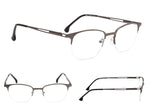4-Pack Half-Rim Reading Glasses with Spring Hinges