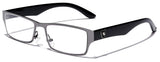 Men's Women's Rectangle Clear Lens Sunglasses RX Optical Eye Glasses