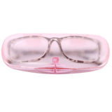 Magnet Buckle Frosted Translucent Nearsighted Eyeglasses Case