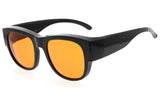 Anti-Blue Light Blocking Glasses,Fit Over Reading and Prescription Glasses