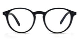 Vintage Retro Small Nails Horned Rim Round Clear Lens Glasses Prescription