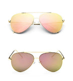 Retro Aviator Sunglasses Mirror Eyewear UV400