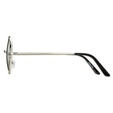 Retro Large Round Circle Clear Lens Glasses Metal Frame Non-Prescription Eyewear 53mm