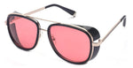 Unisex Cover Side Shield Square Sunglasses