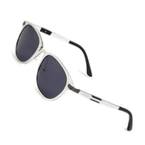 Retro Round Polarized Sunglasses - Adjustable Vintage Metal Sunglasses For Women Men