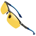 Unisex Photochromic Polarized Sunglasses For Men Women Sports Fishing Driver Metal Sunglasses