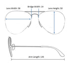 - Aviator Silver Mirror or Color Mirror Metal Frame Sunglasses