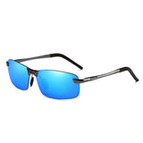 Polarized Sunglasses for Men, UV Protection Sports Sunglasses,Outdoor Eyewear, Metal Frame Sunglasses