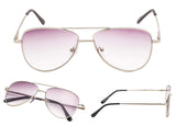 READING GLASSES 5 pack Pilot Style Small Frame Include Sun Readers