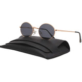 90's Vintage Small Oval Sunglasses Tinted Lens Tiny Metal Shades For Men Women 87156