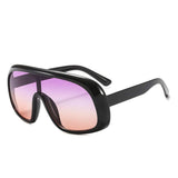 Classic Aviator Sunglasses Oversized Square Black Frame Clout Goggles Fashion Style