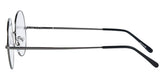 Retro Round Optical Spring Hinge Metal Glasses Frame Clear lens