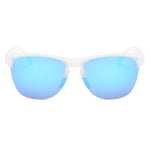 Unisex Semi Rimless Sunglasses Polarized Color Mirror Retro Glasses