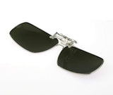 Mens&Womens Retro Polarized Clip on Flip up Plastic Sunglasses