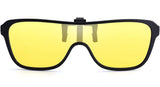 Polarized Clip on Flip Up Sunglasses for Prescription Glasses One-Piece Style