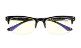 UV Protection,Anti Blue Rays,Reduce Eyestrain,Half-Rim Computer Reading Glasses
