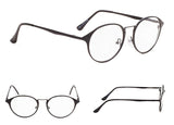 3-Pack Retro Round Reading glasses with Spring Hinges
