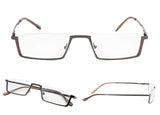 READING GLASSES 3 pack Metal Half-Rim Readers