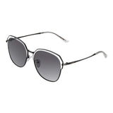Semi Rimless Polarized Sunglasses for women Metal&TR90 Frame TAC JE0016