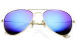 - Aviator Silver Mirror or Color Mirror Metal Frame Sunglasses