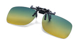 Polarized Clip-on Sunglasses Over Prescription glasses For Driving Fishing