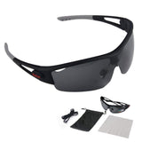 P05 Polarized Sports Sunglasses with Unbreakable Frame for Biking Fishing Running Driving Golf Baseball