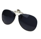 Polarized Clip-on Flip up Sunglasses Lens Glasses Sport Mirror