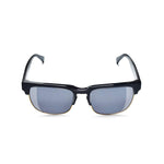 Vintage Retro Semi-Rimless Handmade Sunglasses, Acetate Horned Rim Clubmaster Scratch Resistant Shades