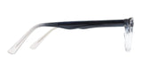 Rectangle Eyewear Glasses Wide Rimmed Propionate Frame Clear Lens Optical Glasses for Men