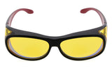 Fit over Blue Blocking Glasses with Yellow Tinted Lens