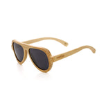 Womens Aviator Sunglasses Polarized Men Handmade Bamboo Sun Shades With Bamboo Case