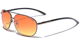 HD Vision High Definition Lens Aviator Sunglasses wth Spring Hinge