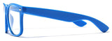 Iconic Square Horn Rimmed Clear Lens Retro Glasses