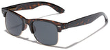 Polarized Half Frame Classic Retro Sunglasses