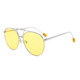 Sunglasses for Men Women Aviator Metal Mirror UV 400 Lens Protection