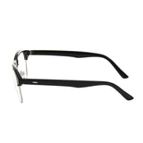 New Vintage Classic Half Frame Semi-Rimless Wayfarer Clear Lens Glasses