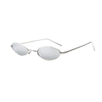 Vintage Oval Sunglasses for Women Men Retro Small Shade Metal Frame UV400