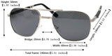 Limited Edition Metal Alloy Frame Folding Compact Pocket Aviator Sunglasses