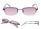 READING GLASSES 4 pack Half-rim Include Sun Readers