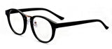 Retro Inspired Small Nails Round Clear Lens Glasses