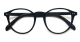 Vintage Retro Small Nails Horned Rim Round Clear Lens Glasses Prescription