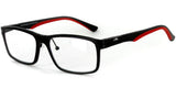 Men's Alumni RX05 Retro Square Aluminum RX-Able Frames (Black +2.00)
