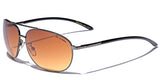 HD Vision High Definition Lens Aviator Sunglasses wth Spring Hinge