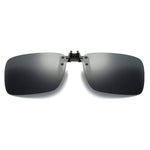 Polarized Clip-on Flip up Metal Clip Sunglasses Lens Glasses Outdoor Driving