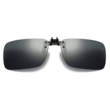 Polarized Clip-on Flip up Metal Clip Sunglasses Lens Glasses Outdoor Driving